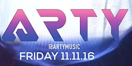 Arty at Pure Lounge [Free Guest List] primary image