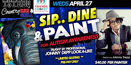 Paint SIP & Dine @ TST BBQ Bar & Grill primary image