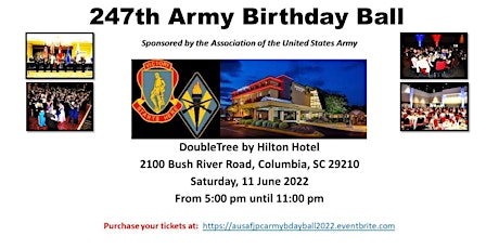Fort Jackson Palmetto Chapter AUSA Army and Fort Jackson Birthday Ball 2022 tickets