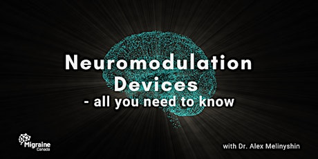 Neuromodulation devices for managing migraine entradas