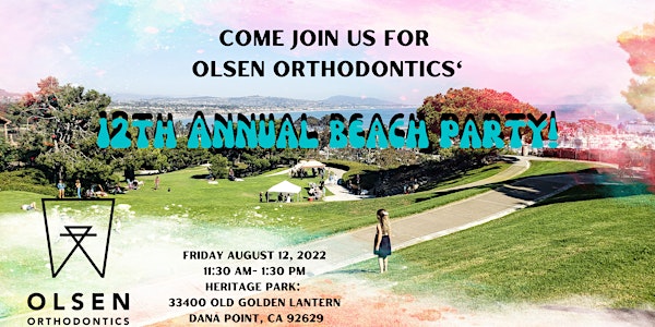 Olsen Orthodontics 12th Annual Beach Party (2022)
