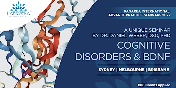 COGNITIVE DISORDERS & BDNF (Sydney)