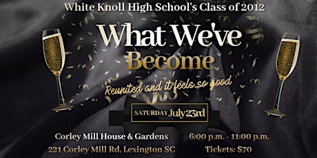 White Knoll High School's Class of 2012 Reunion tickets