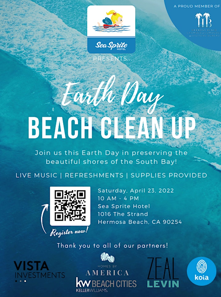 Earth Day Beach Clean Up Hosted by Sea Sprite Hotel image