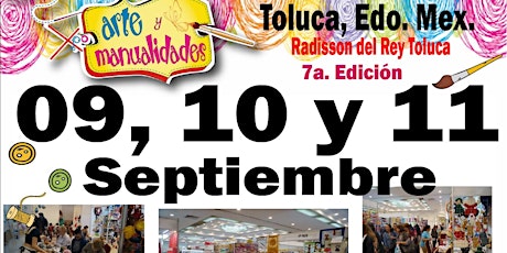 EXPO ARTE Y MANUALIDADES TOLUCA EDO. DE MEX. entradas