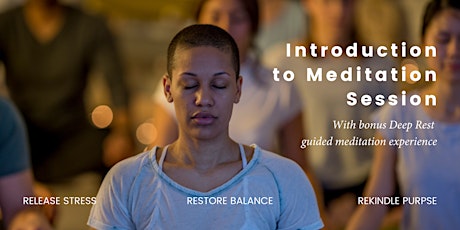 Meditation Session & Information Night primary image