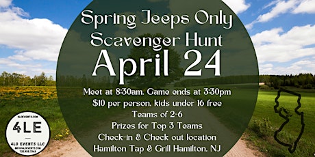 Spring Jeep Scavenger Hunt