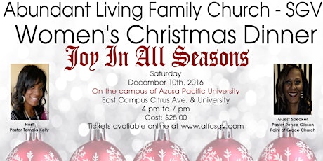 Abundant Living Family Church - SGV Women Christmas Dinner primary image