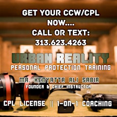 Metro-Detroit CCW /CPL Class - Sat., December 3rd 2016 - Urban Reality:PPT primary image