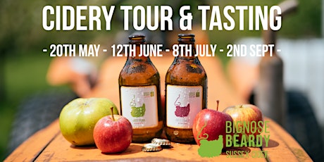 Cidery Tour and Tasting tickets