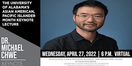 AAPI Month 2022: Dr. Michael Chwe Virtual Keynote primary image