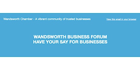 Wandsworth Business Forum tickets