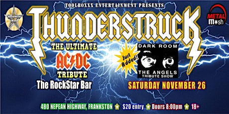 Thunderstruck AC/DC & Dark Room The Angels tribute shows primary image