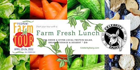 Imagen principal de Piedmont Farm Tour: Come early, eat Lunch! Pre-order here.
