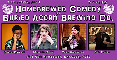 Homebrewed Comedy at Buried Acorn Brewing Company tickets