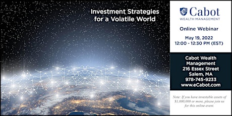 Investment Strategies for a Volatile World tickets