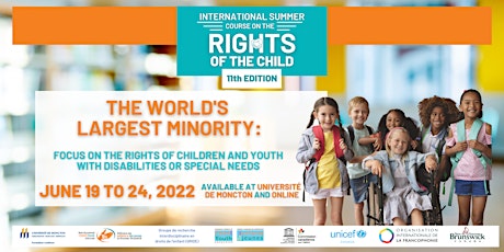 International Summer Course on the Rights of the Child 2022 billets
