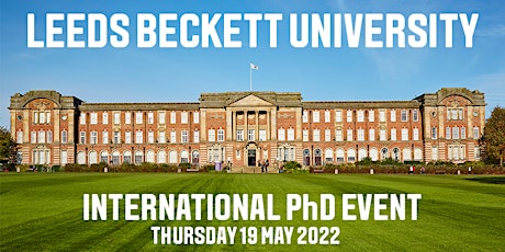 Leeds Beckett University International PhD Event tickets