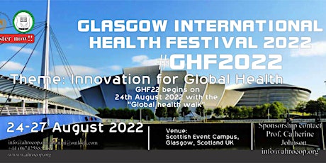 Glasgow International Health Festival tickets