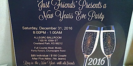 "JUST FRIENDS" - NEW YEAR'S EVE PARTY primary image