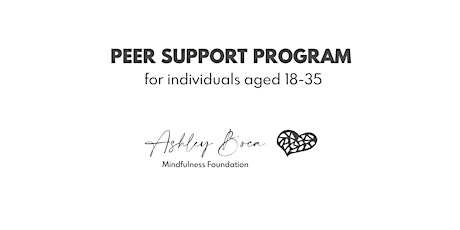 Peer Wellness Support Program (18-35 year olds) primary image