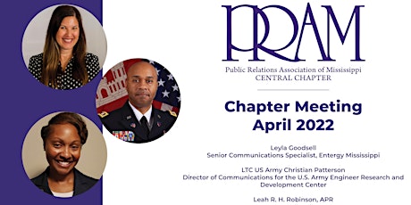PRAM Central: April 2022 Chapter Meeting (IN PERSON)