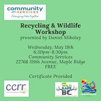 Recycling And Wildlife Workshop