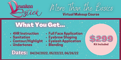 More Than the Basics: Virtual Makeup Course tickets
