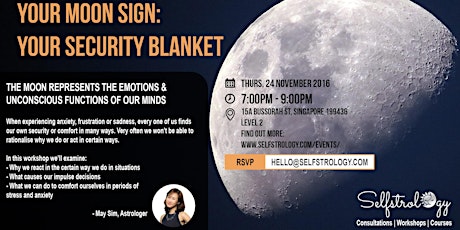 FREE EVENT: Your Moon Signs, Your Security Blanket primary image