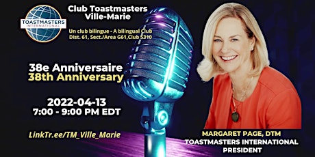 Club Toastmasters Ville-Marie: 38e anniversaire / 38th  Anniversary