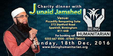 Charity Dinner with Junaid Jamshed  primary image
