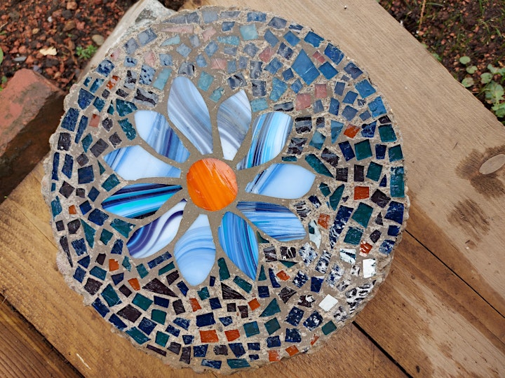 Stained Glass Stepping Stone Workshop image