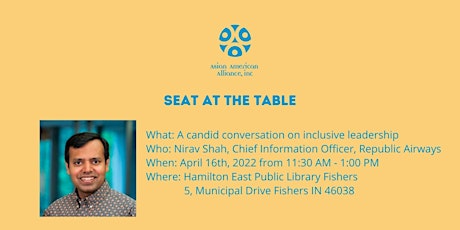 AAAI Seat At The Table - Nirav Shah primary image