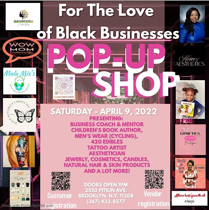 For The LOVE of BLACK Business Pop up shop! image