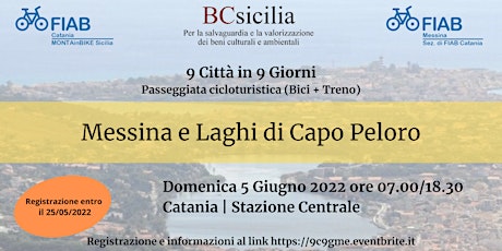 9 Città in 9 Giorni - Ciclotour "Messina e Laghi d biglietti