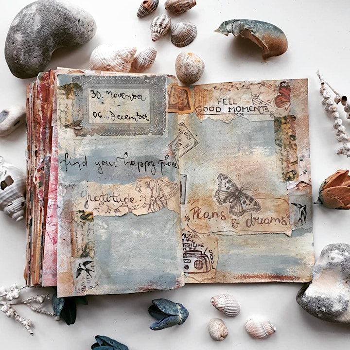 Create a Vintage Journaling Page image