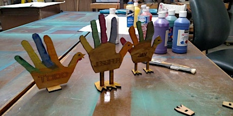 Laser Cut Hand-Turkeys! primary image
