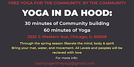 Yoga In Da Hood: Free Yoga In Pilsen