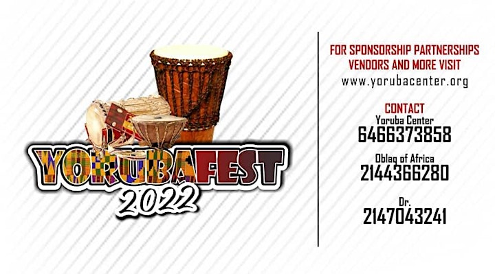 YorubaFest 2022 - Dallas Celebration of Yoruba Culture image