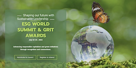 ESG WORLD SUMMIT AND GRIT AWARDS 2022 tickets