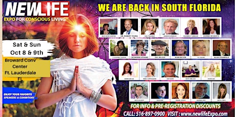 NEWLIFE Expo for Conscious Living - Live Lectures, Panels, Exhibitors (FL) tickets