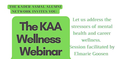 KAA Wellness Session 1 primary image