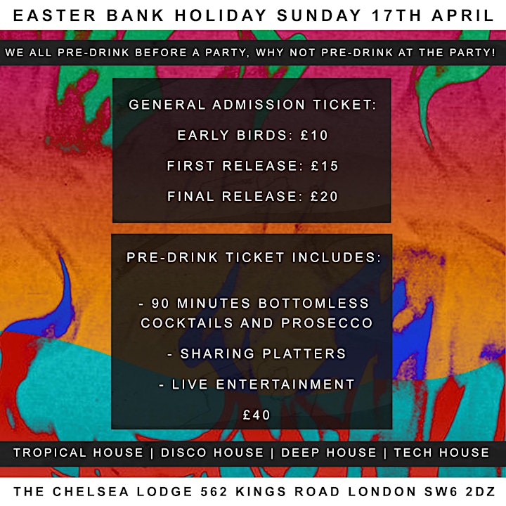 "House Your Weekend"  Easter Bank Holiday Sunday image