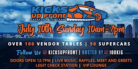 KicksUpFront: Supercar & Sneaker Show tickets