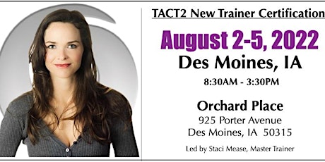 TACT2 Training of Trainers (Aug 2-5) tickets