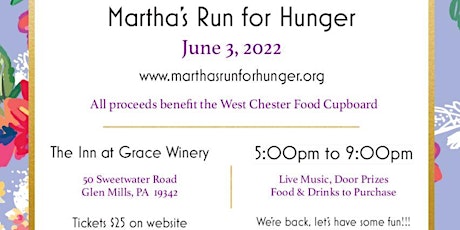 Martha's Run for Hunger 2022 tickets