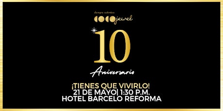 10º Aniversario Coco Jewel boletos