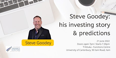 Steve Goodey: his investing story & predictions tickets