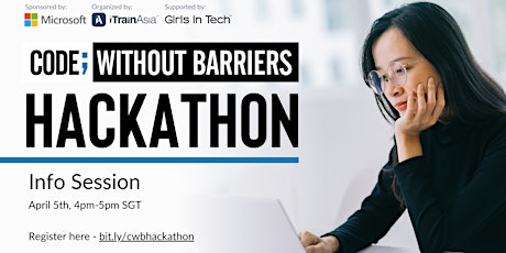 Microsoft Presents Code; Without Barriers Hackathon Launch Event