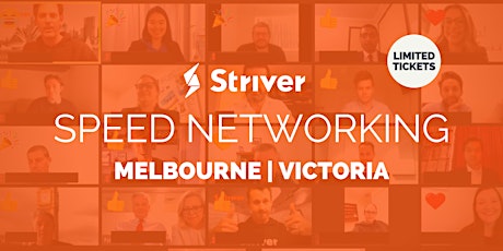 Striver Virtual Speed Networking Melbourne, Victoria tickets